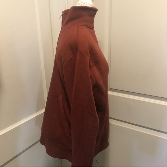 Eddie Bauer mens full zip Sherpa lined sweater size large - Picture 3 of 6